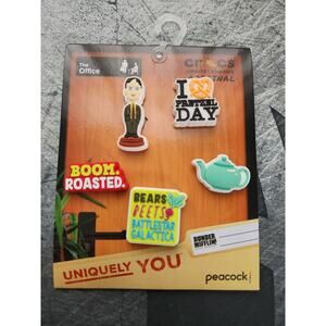 Crocs Jibbitz The Office 5 Pack Charms Dwight Bears Beets Battlestar Galactica